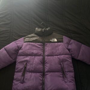 The North Face Purple Puffer Jacket